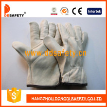 Cow Grain Leather Driver Gloves, (DLD211)